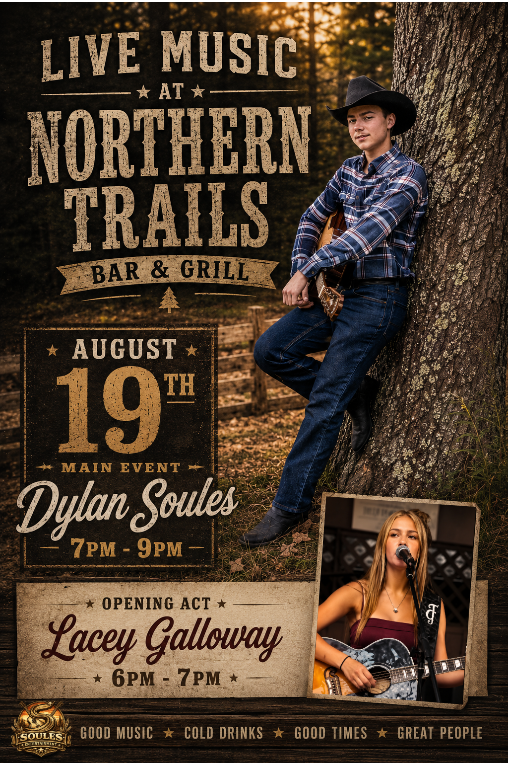 Northern Trails Bar and Grill show poster